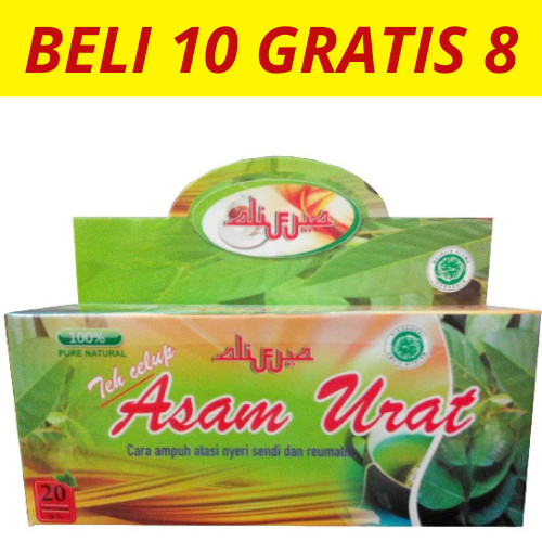

BELI 10 GRATIS 8 TEH CELUP ASAM URAT isi 20 Membantu mengobati Penyakit Asam Urat Nyeri sendi