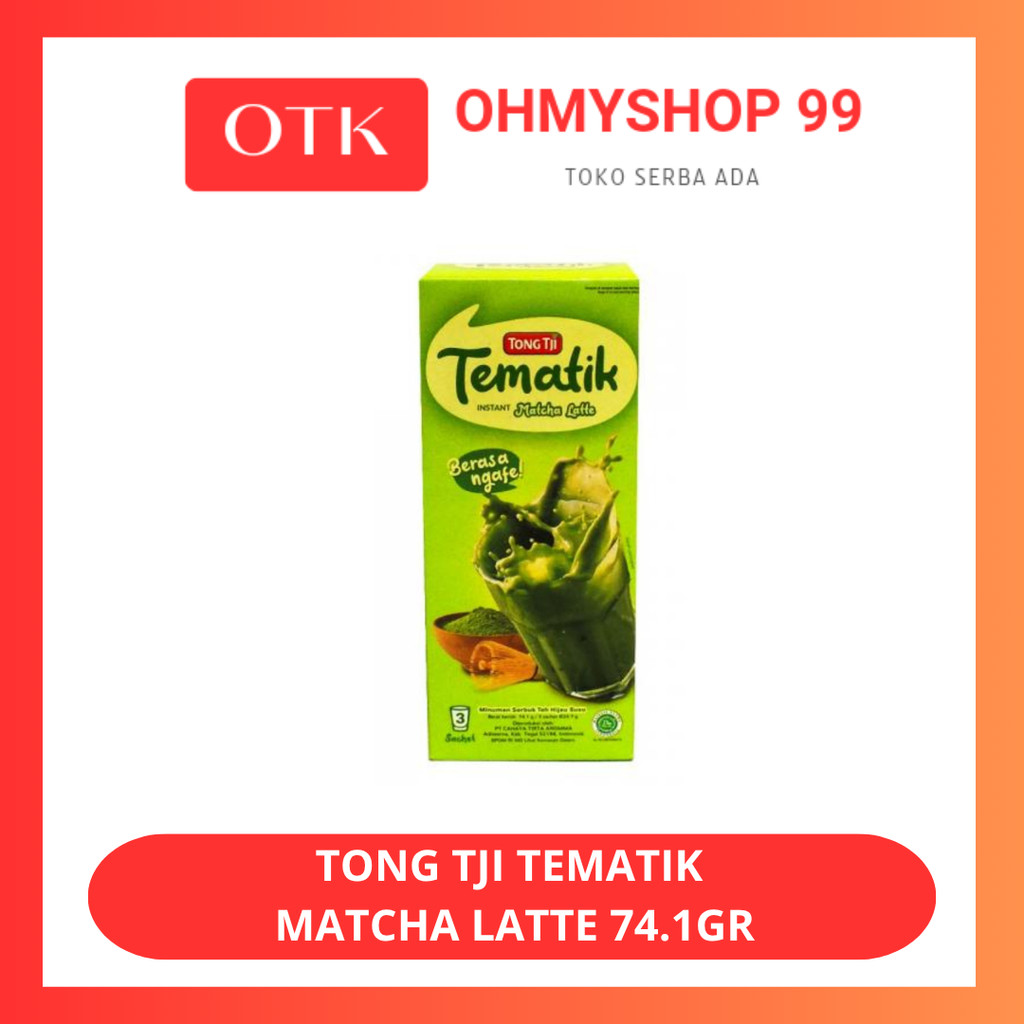 

TONG TJI Tematik Matcha Latte Teh Instan 74.1gr
