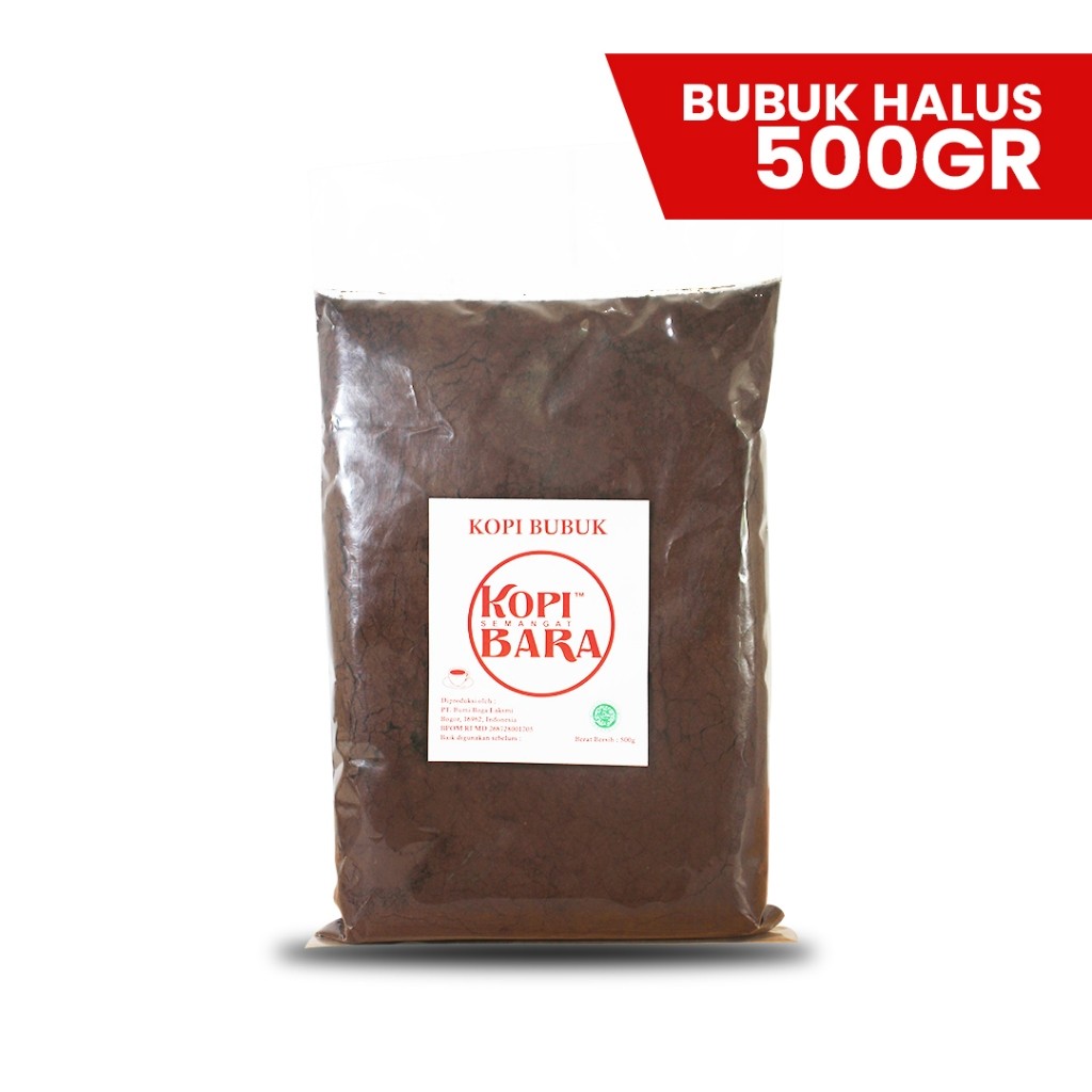 

Kopi Tubruk Warkop Bubuk Kopi Bara Regular Merah Pack 500gr - 8997222250325