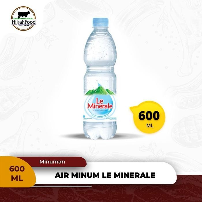 

Le Minerale Air Mineral Kemasan | Mineral Water 600 ml