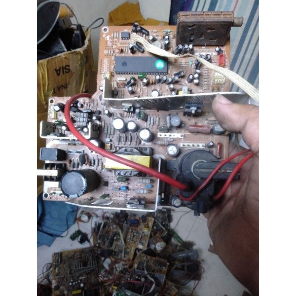 SPAREPART MESIN TV CHINA W COM DAN MERK CAMPUR BEKAS GEMBLING