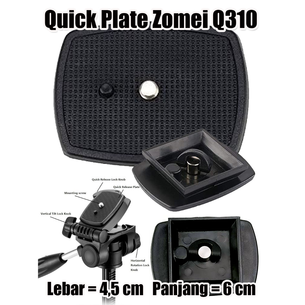 Dudukan / Quick Plate Zomei Q310