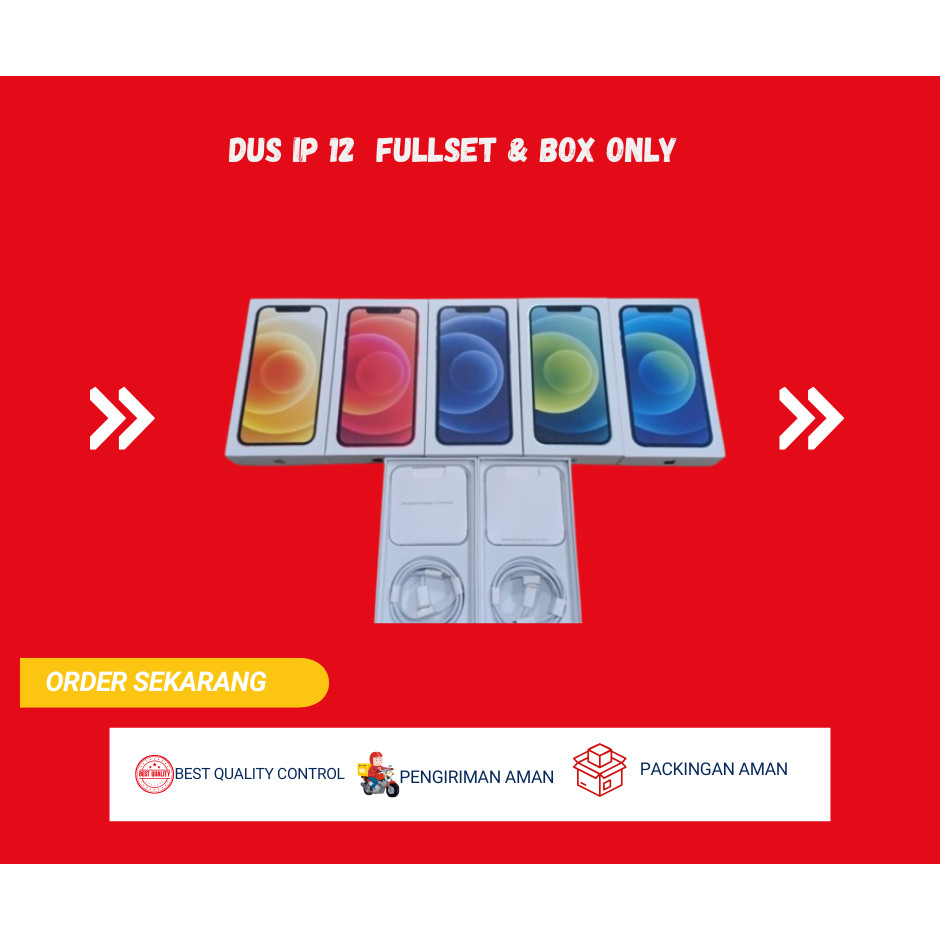 

Dusbook Dus Box Book Kotak iPhone 12 Fulset Accesories Termurah - JagoanGadget88