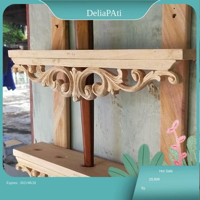 Jagrak keris gantung isi 5, Blawong keris gantung isi 5, mentahan ukir KYS11