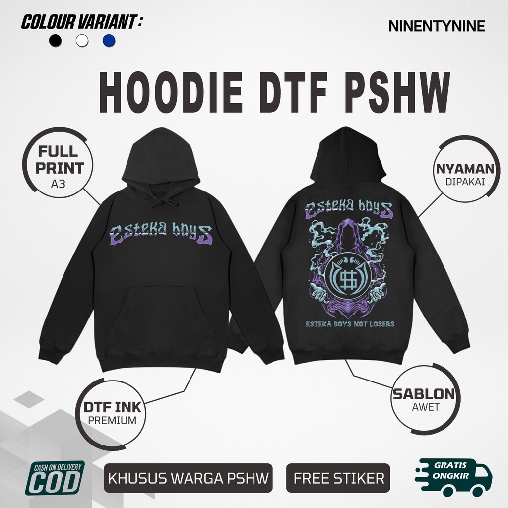 Hoodie Pshw My Esteka Boys Anno 1903 Desain Terbaru Motif Kekinian Distro Terbaik Ninety Nine