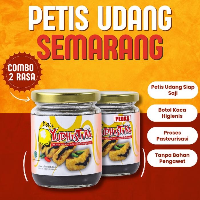 

Petis Yudhistira Combo ORIGINAL & PEDAS Siap Saji Khas Semarang [terlaris]
