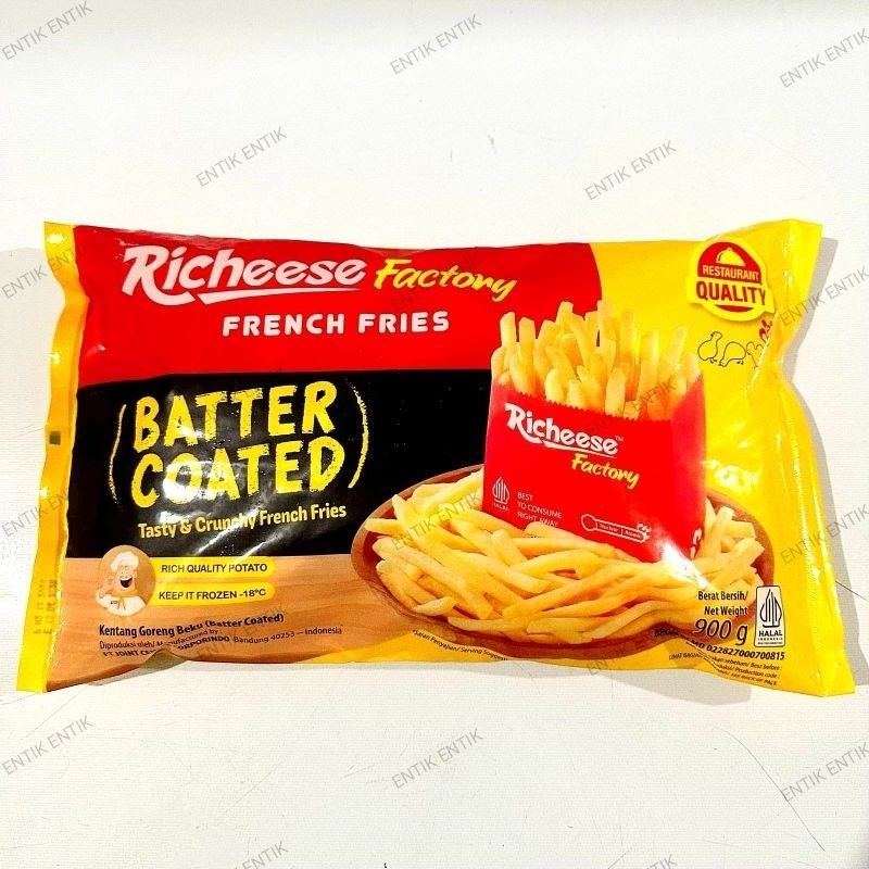 

Richeese Factory French Fries Batter Coated - Kentang Goreng Berbumbu 900gr