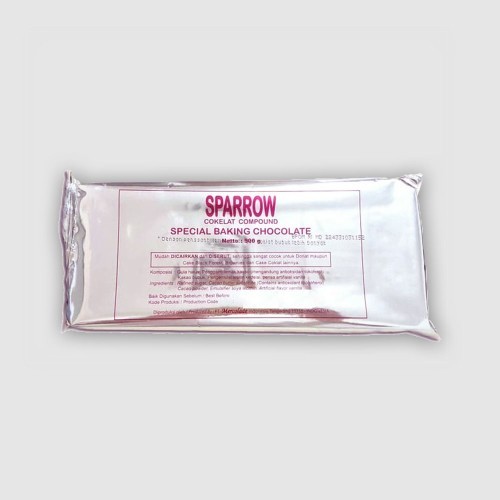 

Sparrow Chocolate Compound / Coklat Blok 500 Gram terlaris