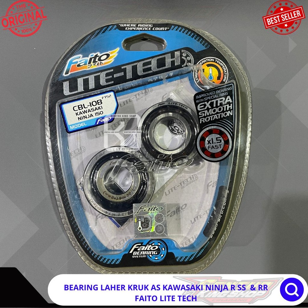BEARING LAHER KRUK AS KAWASAKI NINJA R SS  & RR FAITO LITE TECH