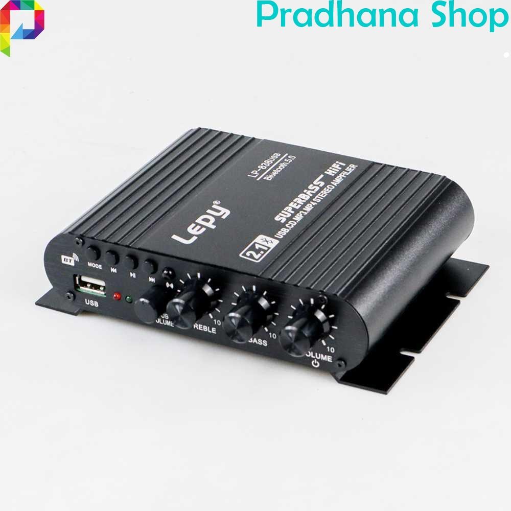 Power Amplifier Ampli Murah Subwoofer Bluetooth Blutut Audio Mobil USB Output 2x 38W dan 1x 50W