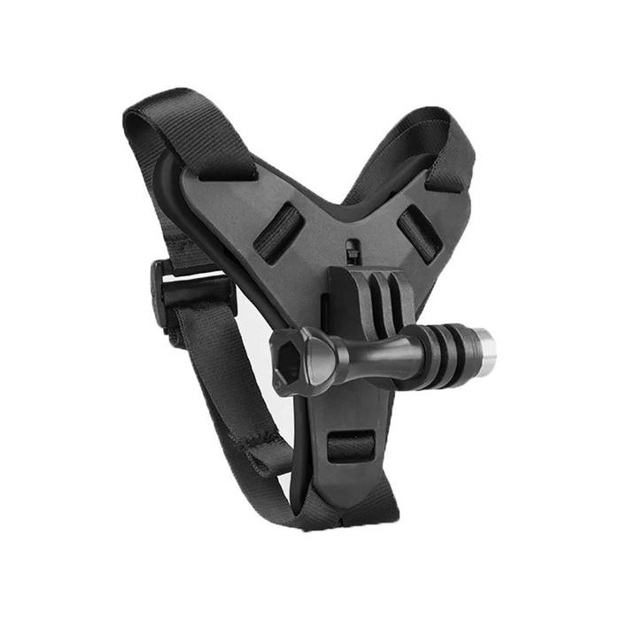 MALAKA Chin Strap Mount Helmet Mounting Di Dagu Helm Sepeda motor untuk Gopro Xiaomi Yi Aksesoris Ka