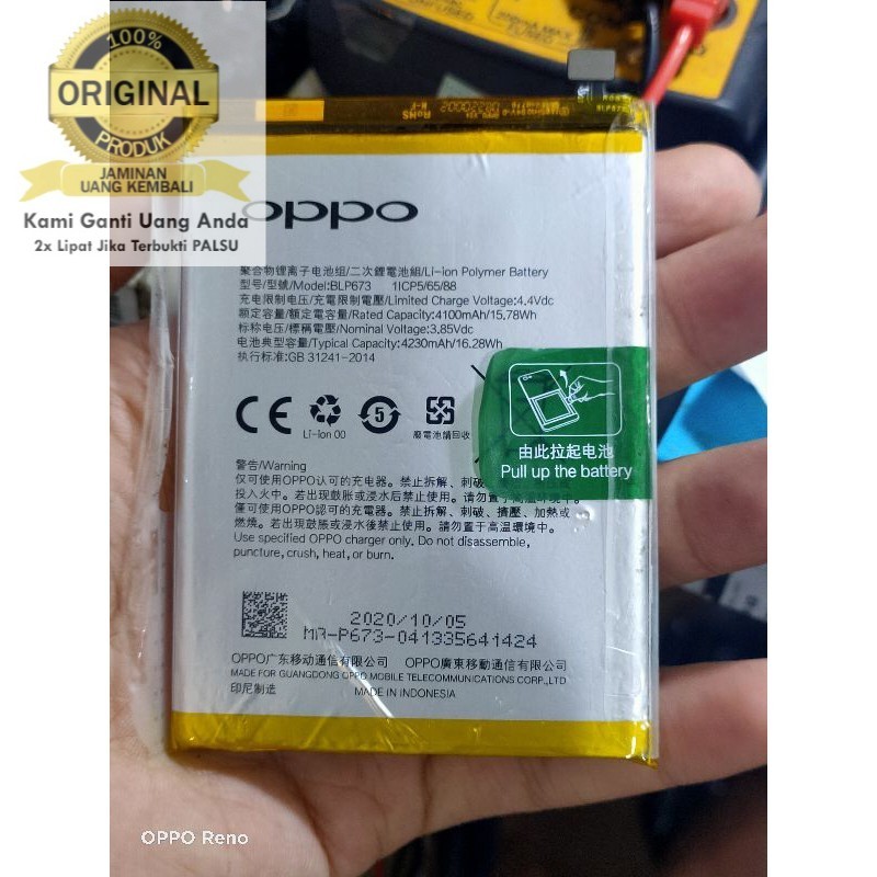 baterai original oppo a11k battery oppo a11k ori