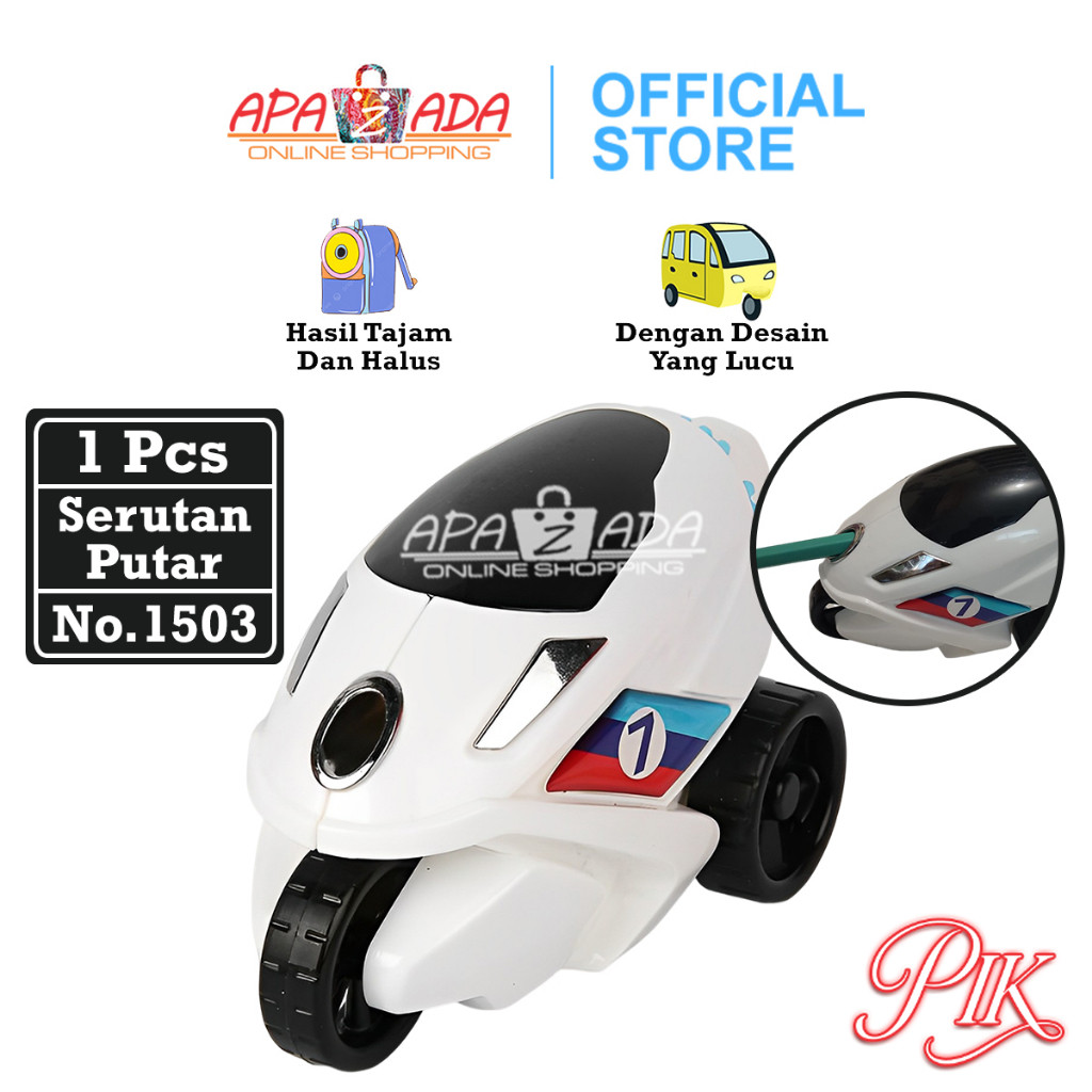 

Serutan Pensil Meja Motif [1 Pcs] / Rautan Pengserut Putar / Rawutan Serut No.1503