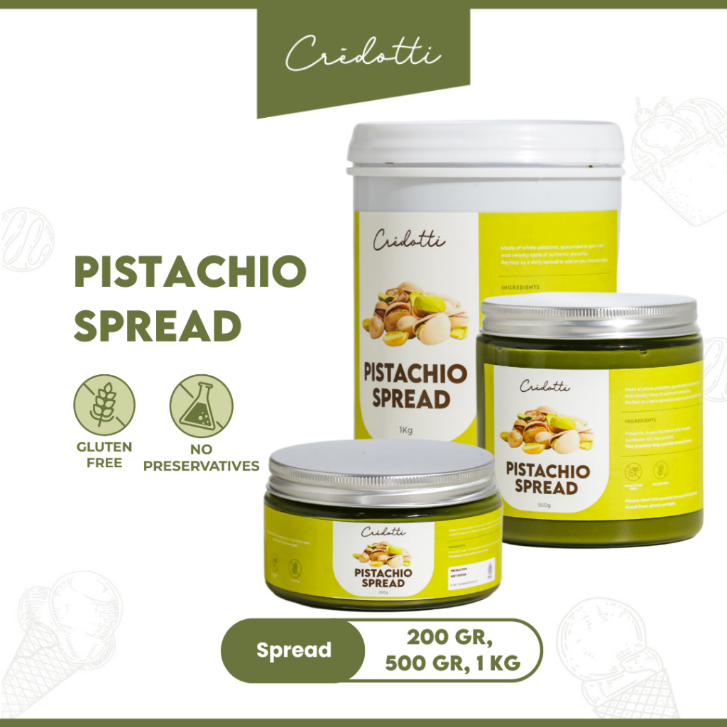 

Pistachio Spread Selai 1Kg, 500gr, 200gr - 1 Kg