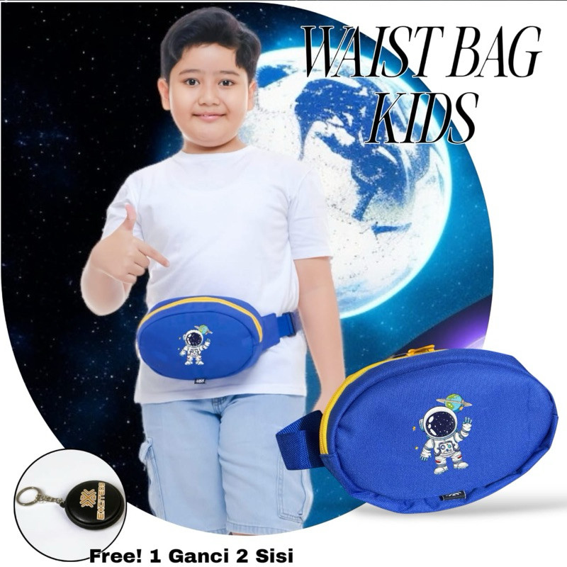 Tas Pinggang Anak Laki Laki Karakter Superhero Superman Minion Anime Astronot Game