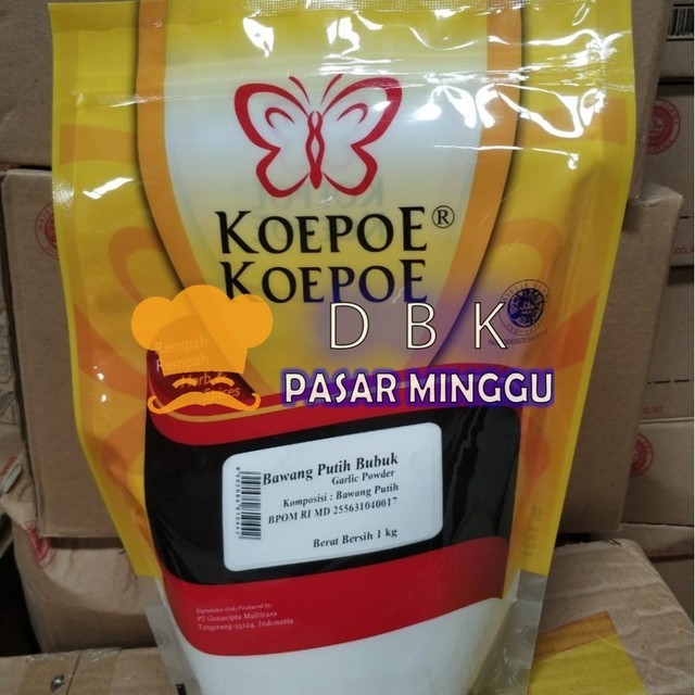 

Bubuk Bawang Putih 1kg Garlic Powder kupukupu koepoe koepoe Halal