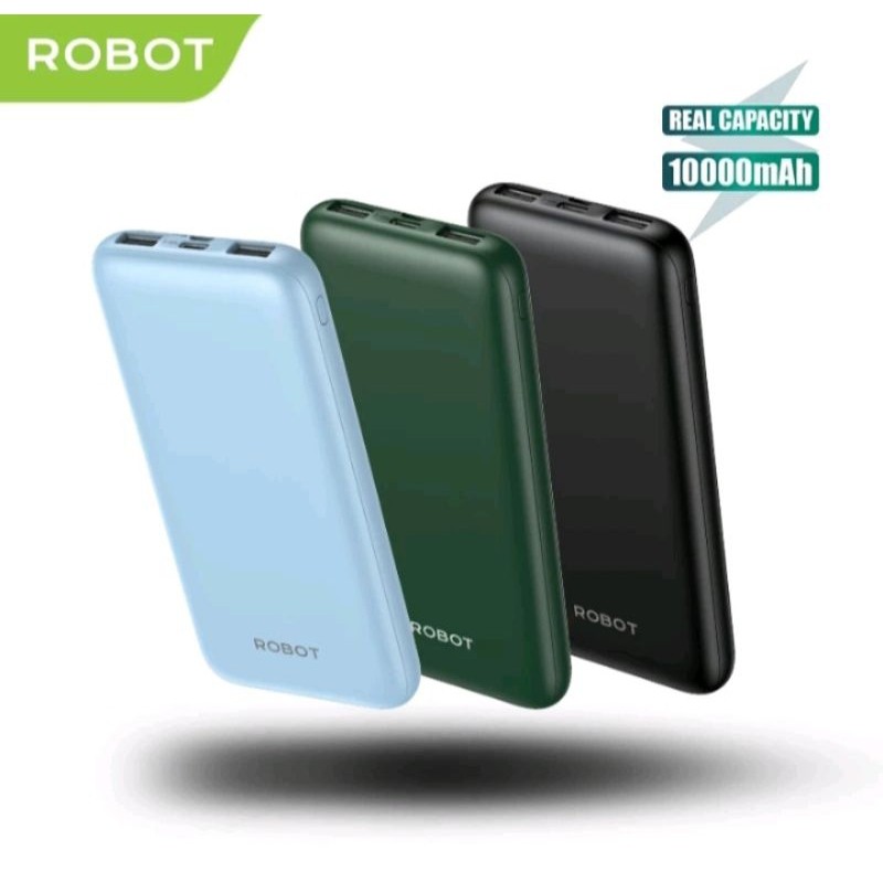 POWER BANK ROBOT 10000MAH RT-12 DUAL INPUT PORT TYPE-C & MICRO USB ORIGINAL, VIVAN D10 10000mAh, VEG
