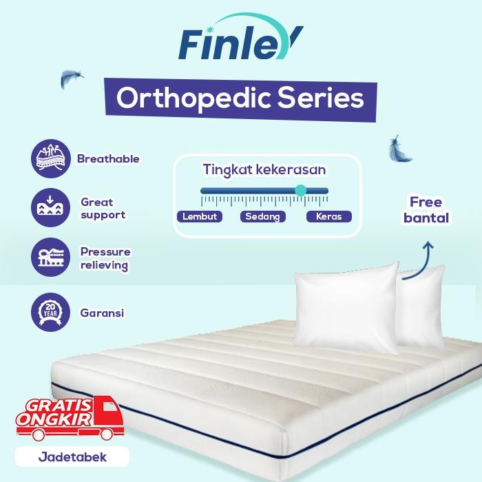 Kasur Orthopedic / Kasur Kesehatan FINLEY Tebal 20 cm - Tebal 15 cm, 90 x 200