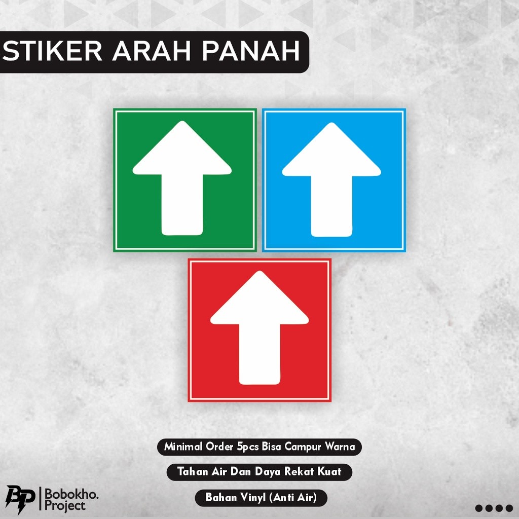 

Stiker panah / Stiker arah panah / stiker naik turun tangga / stiker tangga / stiker atas bawah
