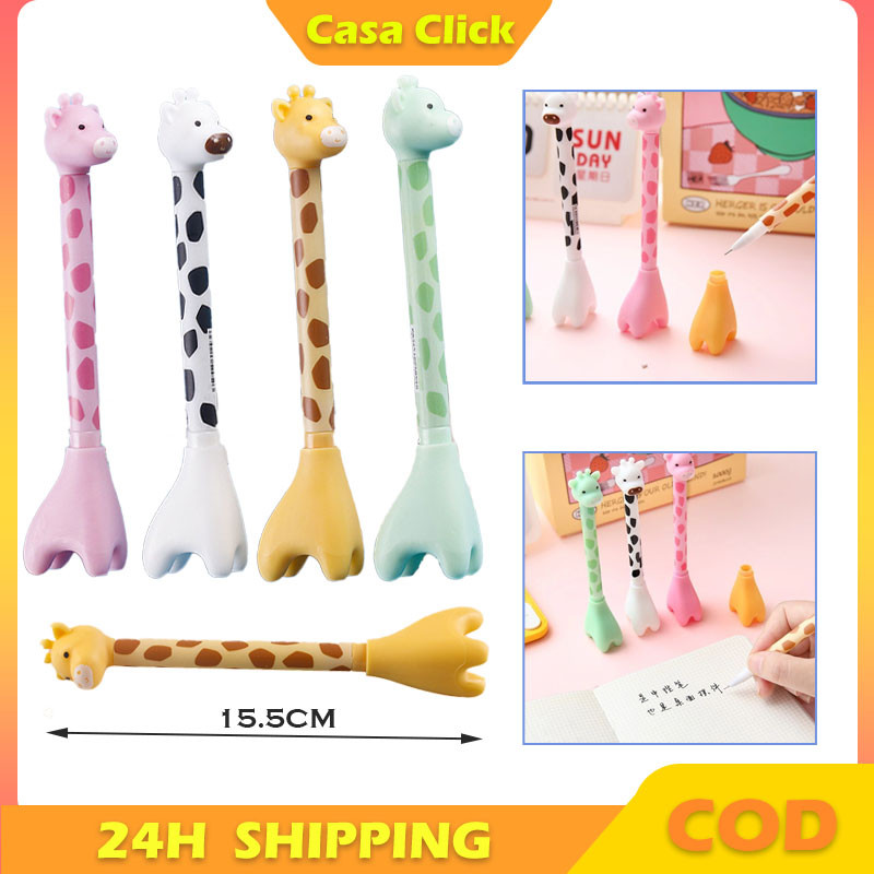 

Pulpen Gel Lucu Jerapah/Pulpen Tulis Motif Jerapah 1PCS Pulpen Gel Girrafe Ballpen Pena Pulpen