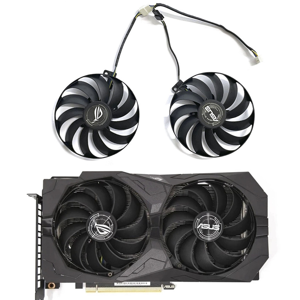 95mm T129215SU 6PIN 12V 0.45A Graphics Card Fan Replacement For ASUS ROG Strix GTX 1660 1650 SUPER G