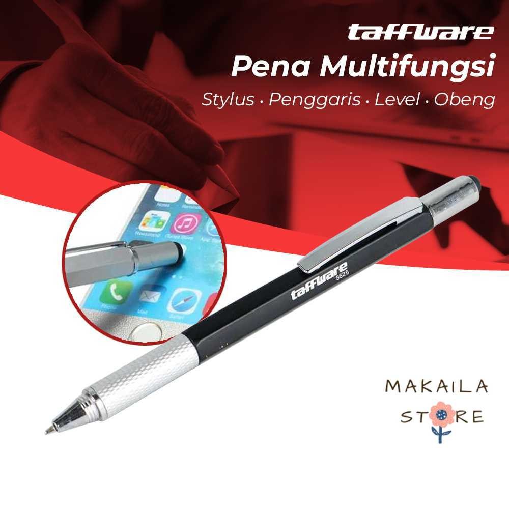 

Taffware Pena Multifungsi Plastik Stylus Penggaris Waterpass Obeng - 9625