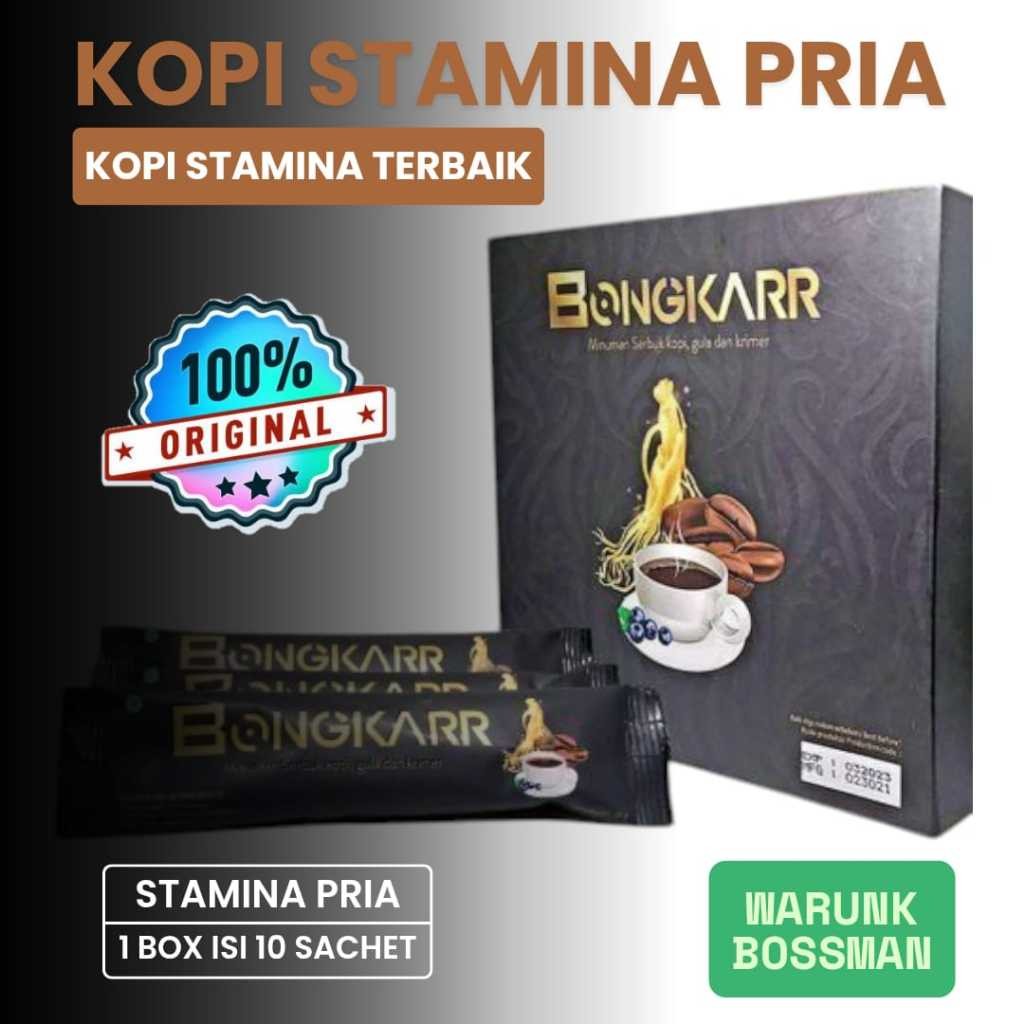 

B0NGKARR KOPI KESEHATAN 1 BOX ISI 10 SACHET ORIGINAL ST4MINA