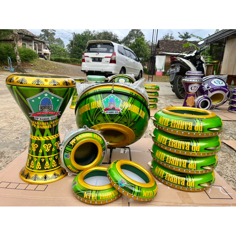 satu set hadroh/ satu set rebana/ satu set rebana Jepara/ satu set hadroh Jepara/ 1paket hadroh Jepa
