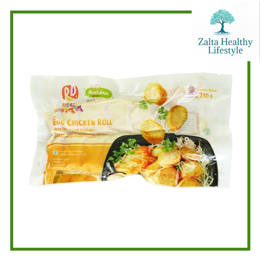 

D'MAMAM Egg Chicken Roll NO MSG, HALAL, BPOM 250gr