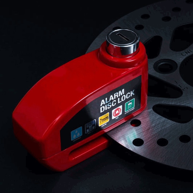 Kunci gembok pengaman alarm cakram disc lock motor Gembok Cakram Alarm Disc Lock Kunci Alarm Gembok