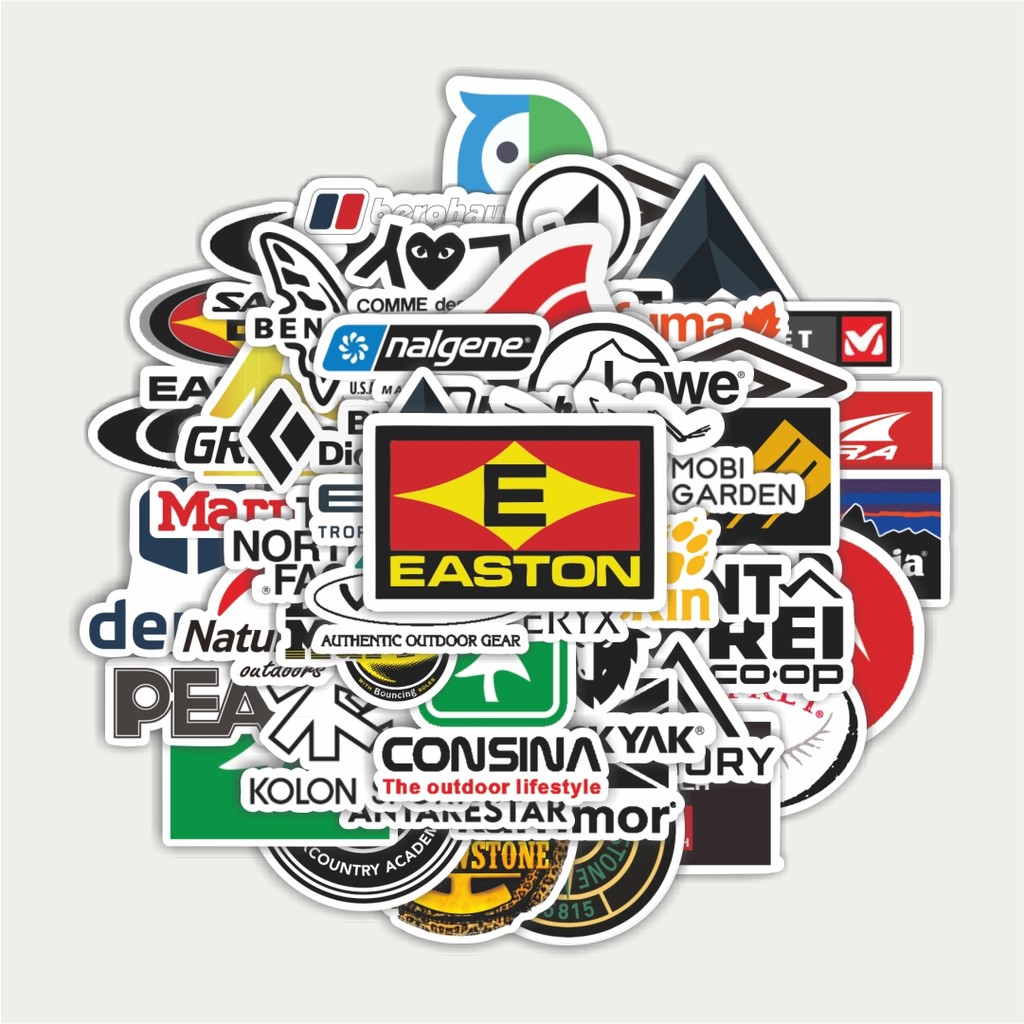 

Sticker Pack Stiker Merek Outdoor | Sticker TUMBLR | Stiker LAPTOP KOPER HELM
