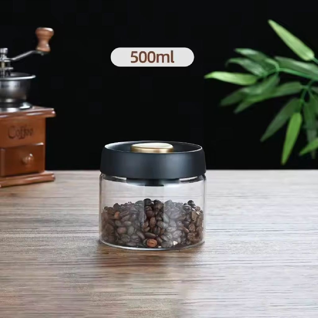 Toples Kaca Kedap udara untuk Kopi, Gula, Kue