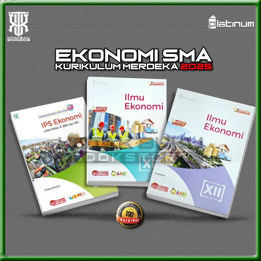 [ TS ] Buku Ekonomi Kelas 10 11 12 SMA Kurikulum Merdeka / IPS Ekonomi SMA / Platinum / Revisi 2026