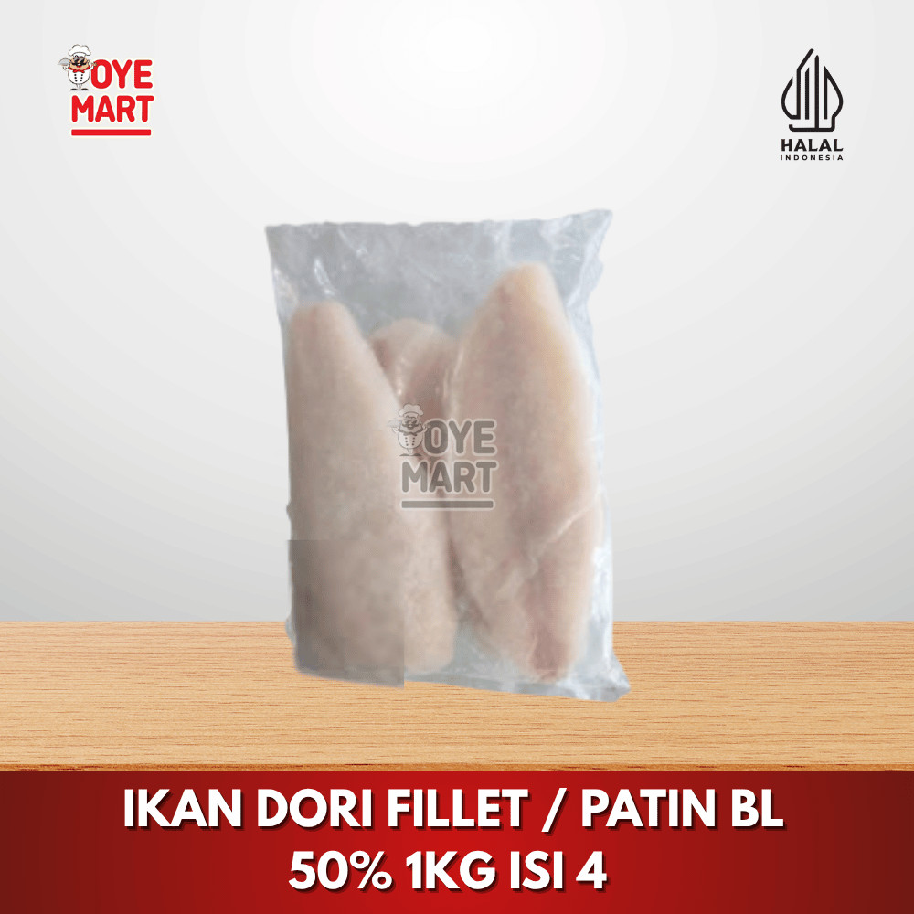 

DORI BL ISI 4 1 KG GLZ 50%/IKAN DORI FILLET BEKU BLOOD LINE