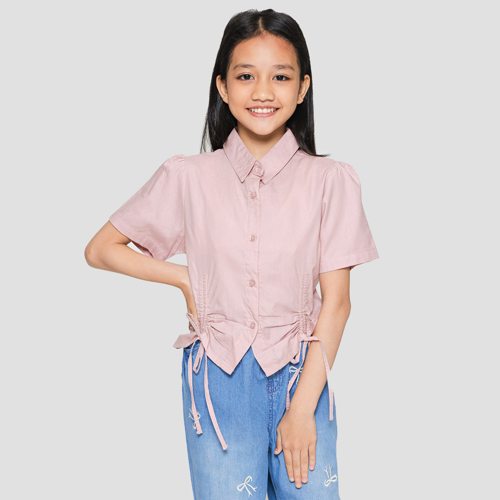 Nevada Tali Serut Pita Kemeja Anak Perempuan 121763227