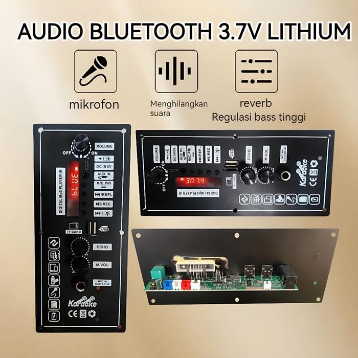 5-12 inch 3.7V Amplifier Board Audio Bluetooth Amplifier Board Digital Bluetooth Amplifier Amplifier
