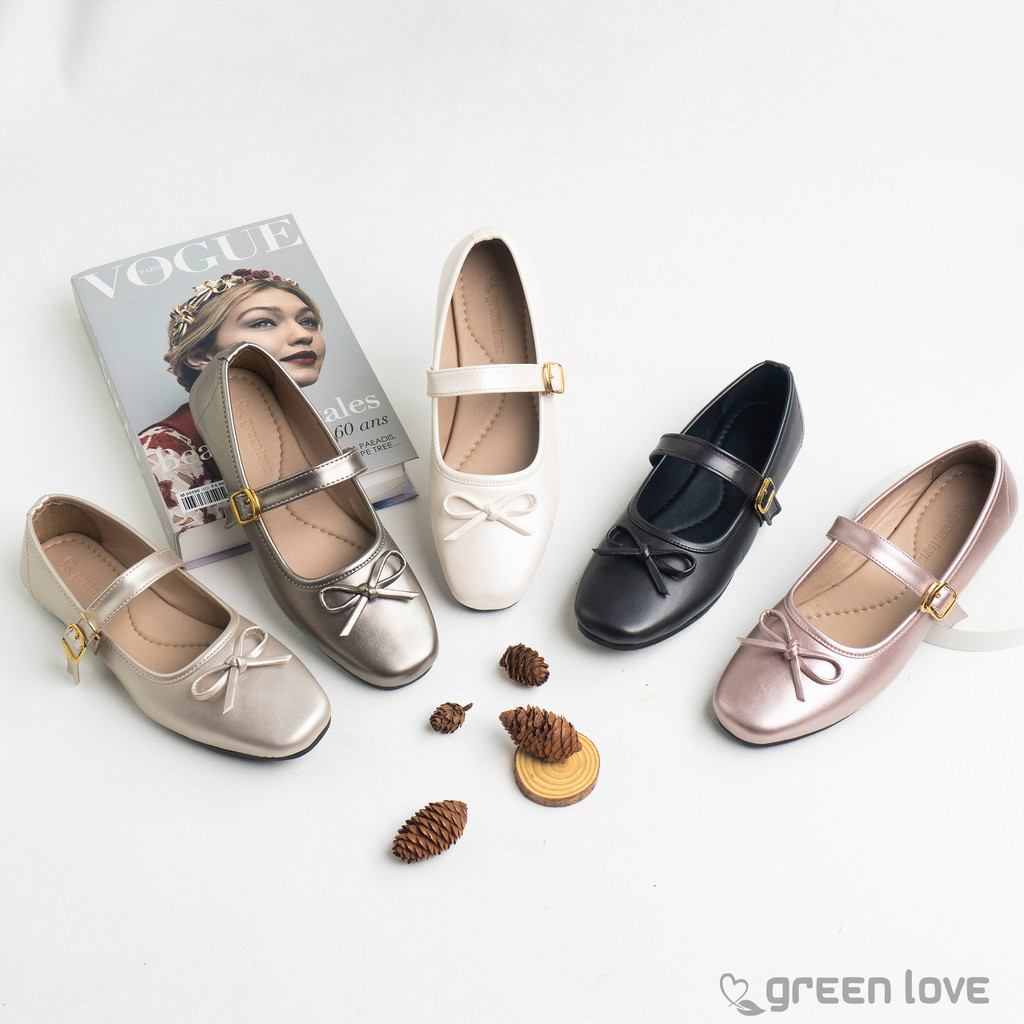 Green Love Sepatu Flatshoes Wanita CLAUDIA