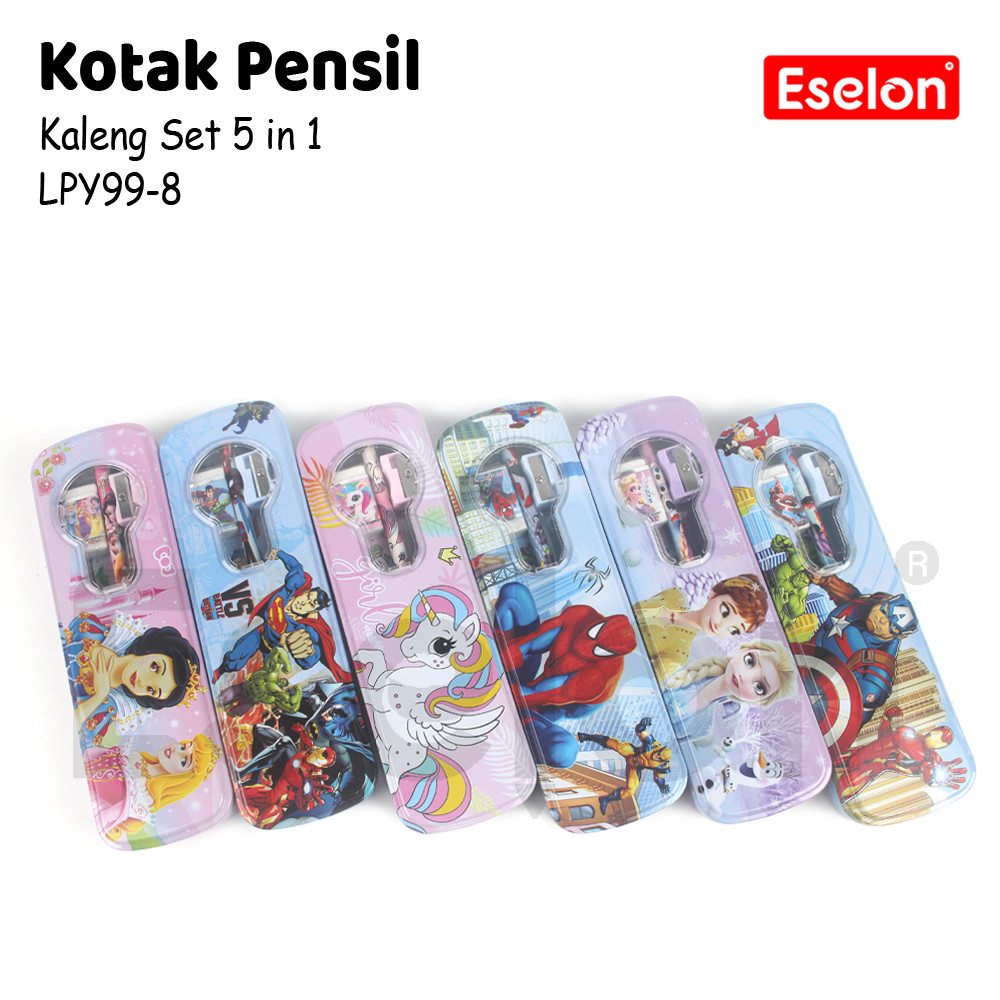 

Kotak Pensil Kaleng Set 2 susun / Temapat Pensil Kaleng LPY-99-8