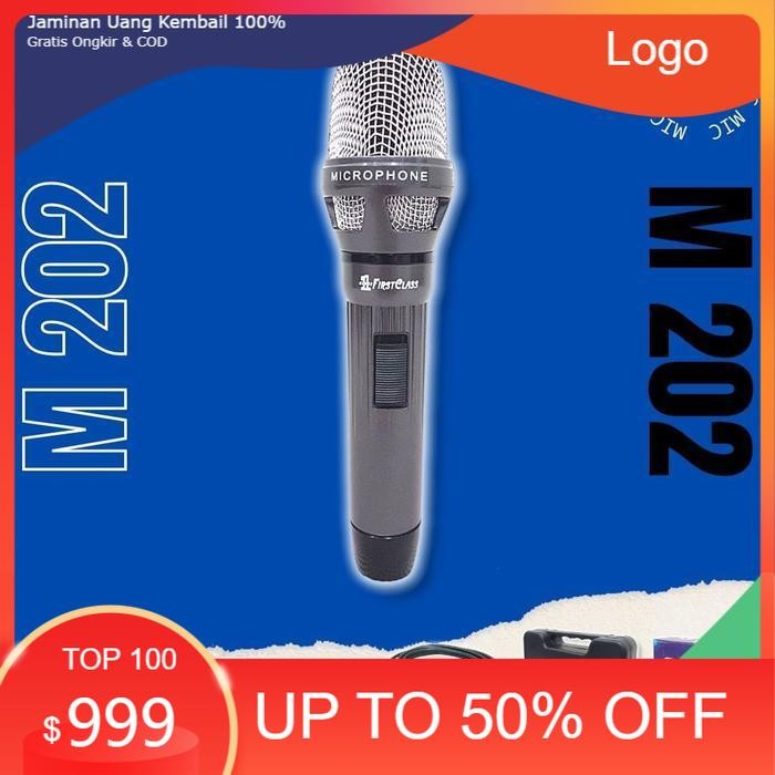 MICROPHONE KABEL FIRSTCLASS M202 DYNAMIC MIC