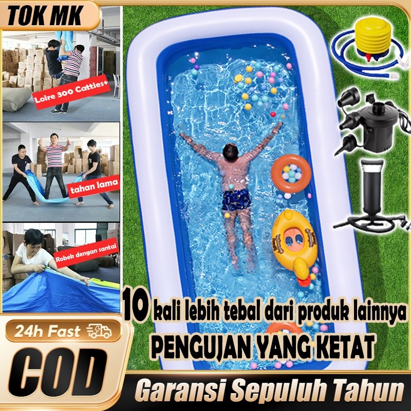 kolam renang anak jumbo stock 3ring Kolam Balon Anak Renang Anak Pool  mainan kolam renang anak kola