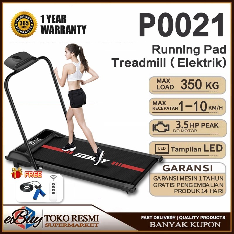 EBuy Treadmill Lipat Treadmill Elektrik Treadmill Pintar Profesional Alat Fitness Treadmill Treadmil