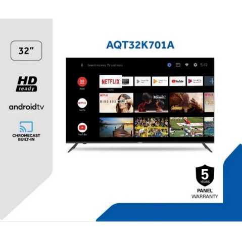 LED TV AQUA 32" ANDROID AQT 32K701AF 32 INCH AQT32K701A FHD