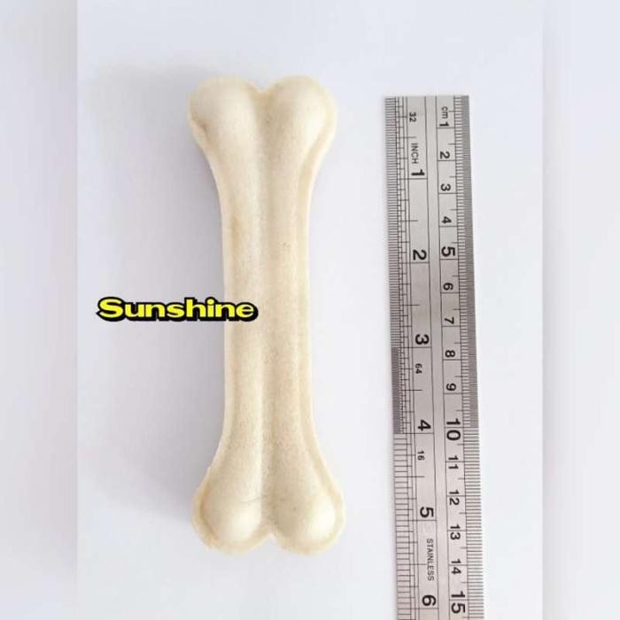 

Snack Dog Pressed Bone 5" Per Pcs - Cemilan Anjing Tulang Press - Milk