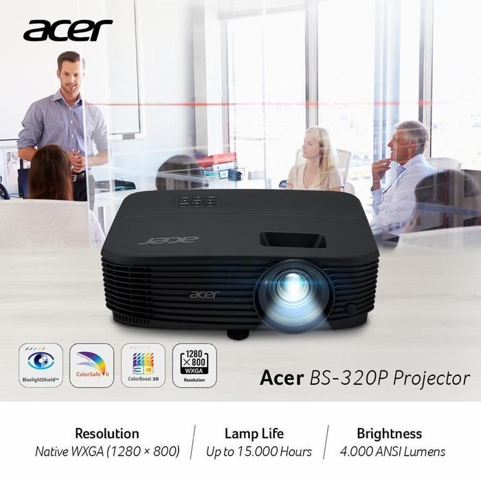 Proyektor Acer BS-320 P BS320P BS 320 Projector 4000 Lumens WXGA
