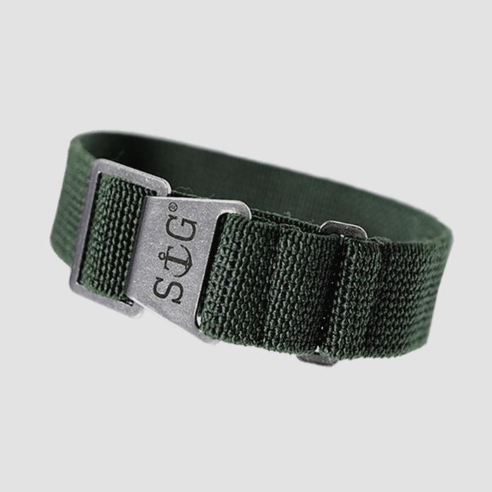 StrapGuy MN Style 22mm Dark Green