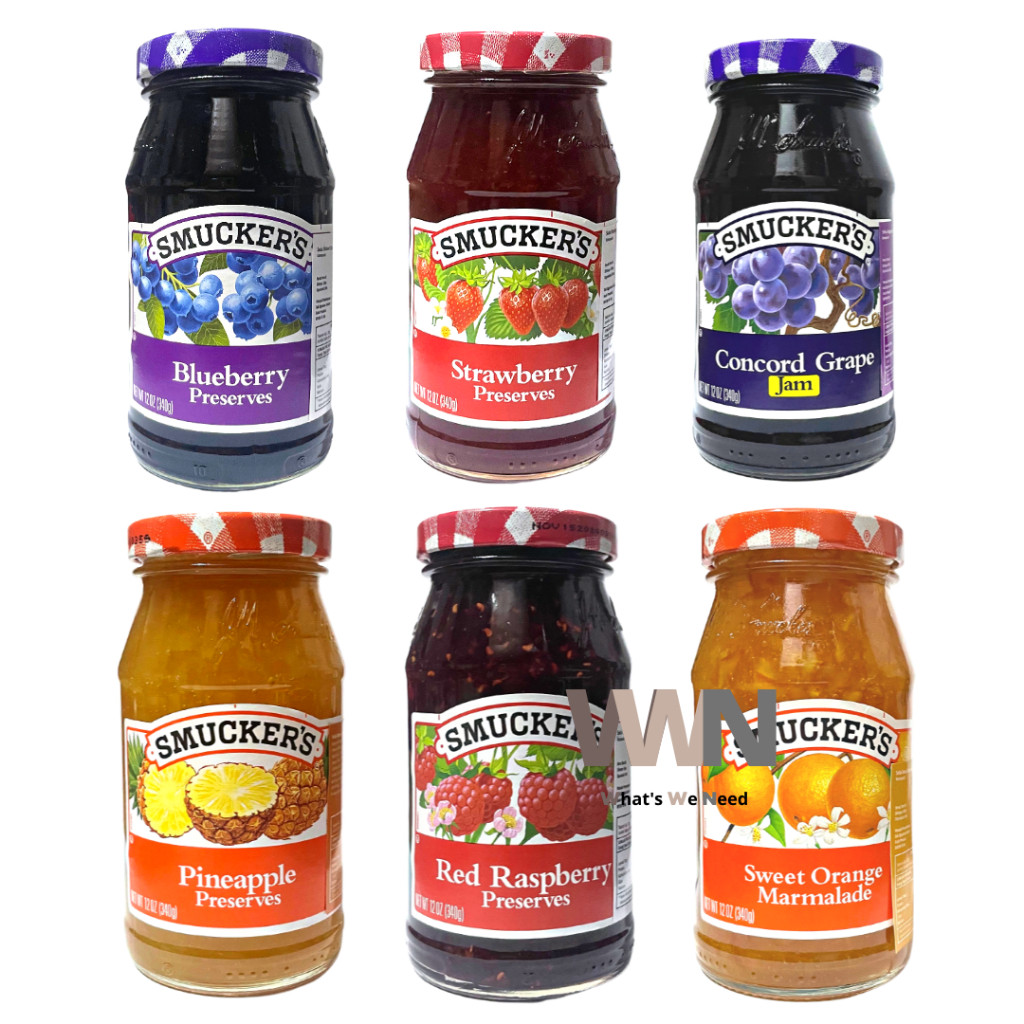 

Smuckers Smucker's Jam Selai Strawberry Blueberry Pineapple 340 gr