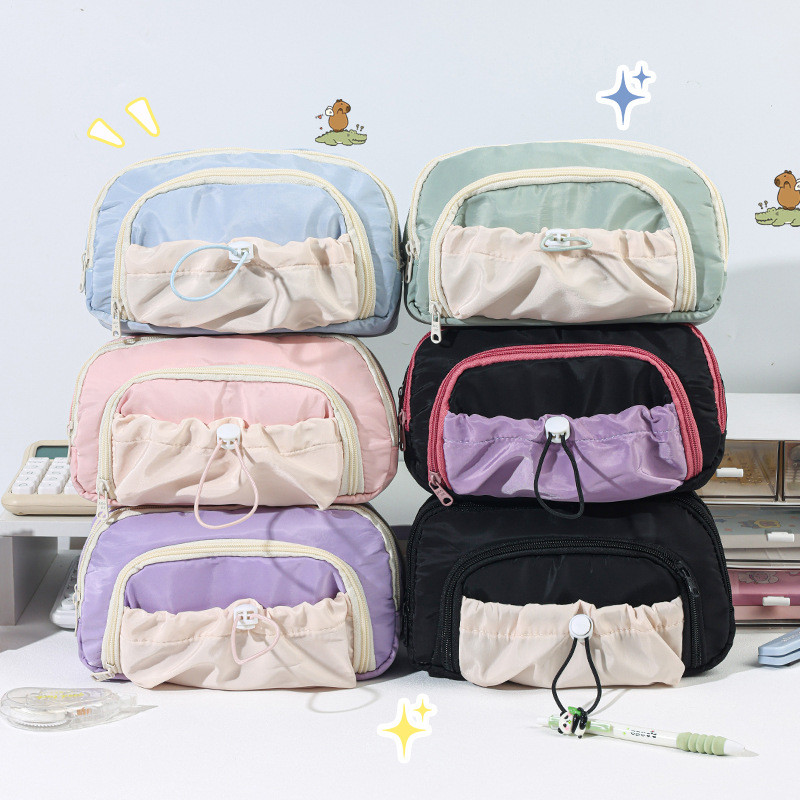 

Tas Pensil kapasitas besar Tempat alat tulis kotak pensil aesthetic Tas PenaTempat Pencil Tas Pensil kapasitas besar