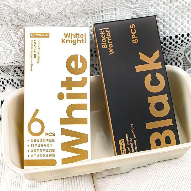 

davedesign #ST114 (1BOX = 6PCS PENA) PULPEN GEL MEKANIK POLOS ELEGANT PREMIUM DENGAN BOX PENA TINTA HITAM MEWAH TIP 0.5MM BOLPOINT KUALITAS IMPORT LUCU UNIK ANAK SEKOLAH ALAT TULIS KANTOR