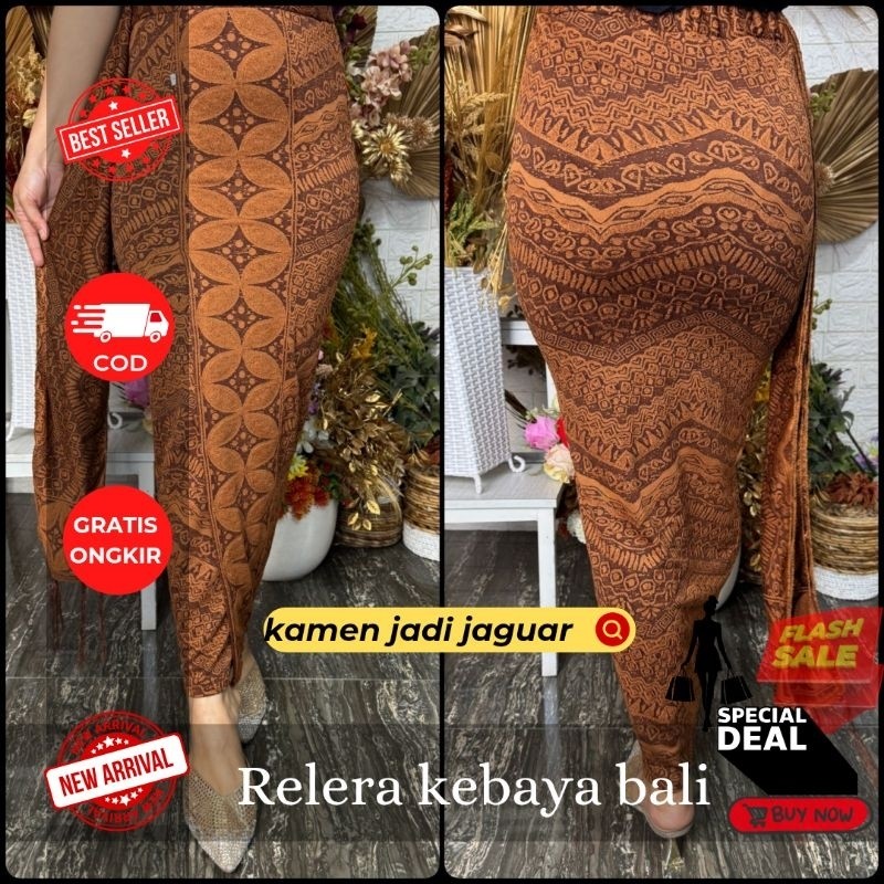 PROMO kamen jadi jaguar serat stretch set selendang