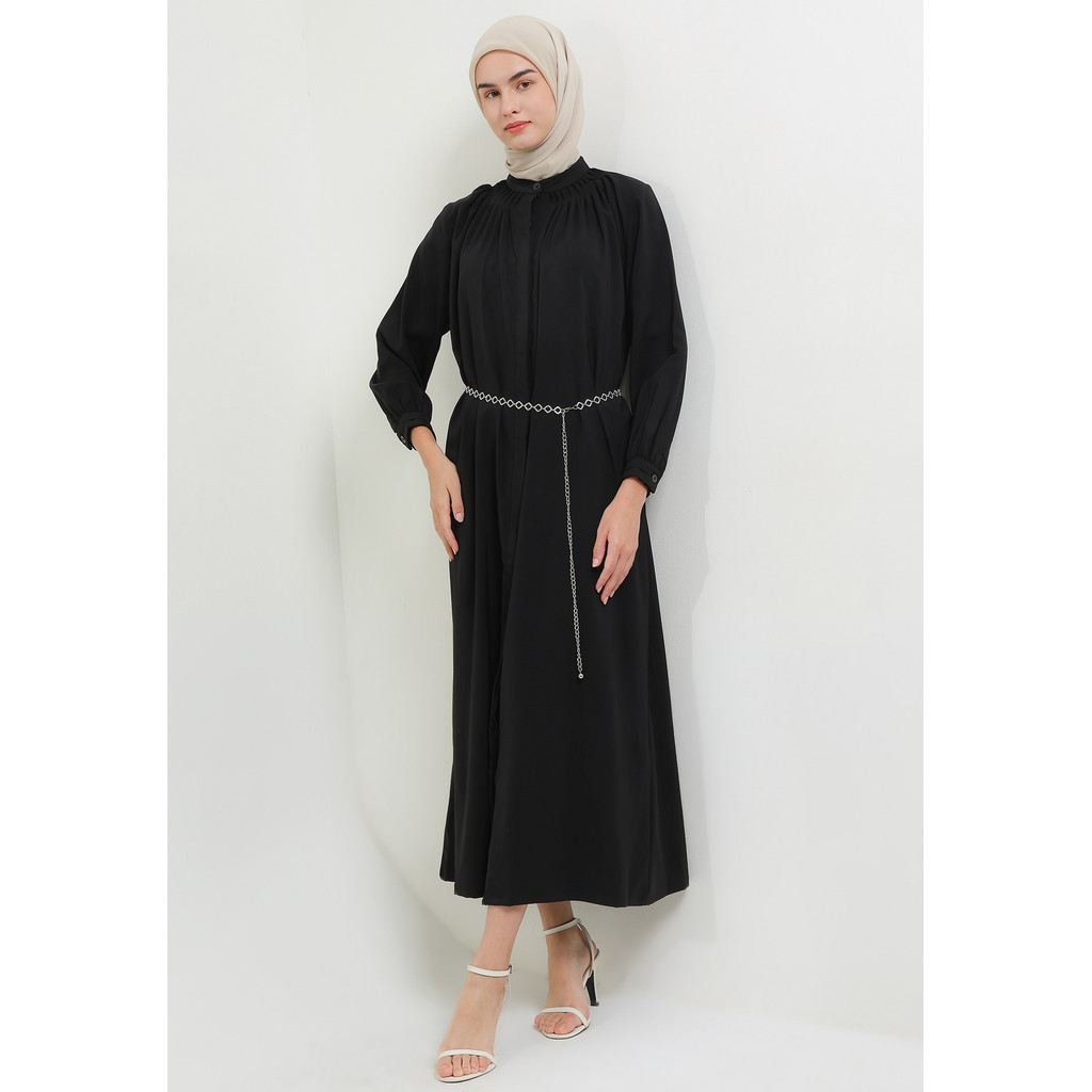MFMW Zalsa Dress Gamis Hitam